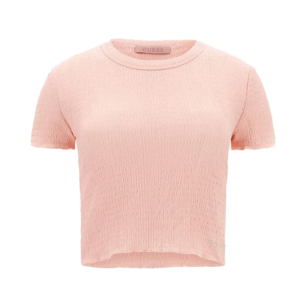 Guess - Tops > T-Shirts - Pink - Guess - Modalova