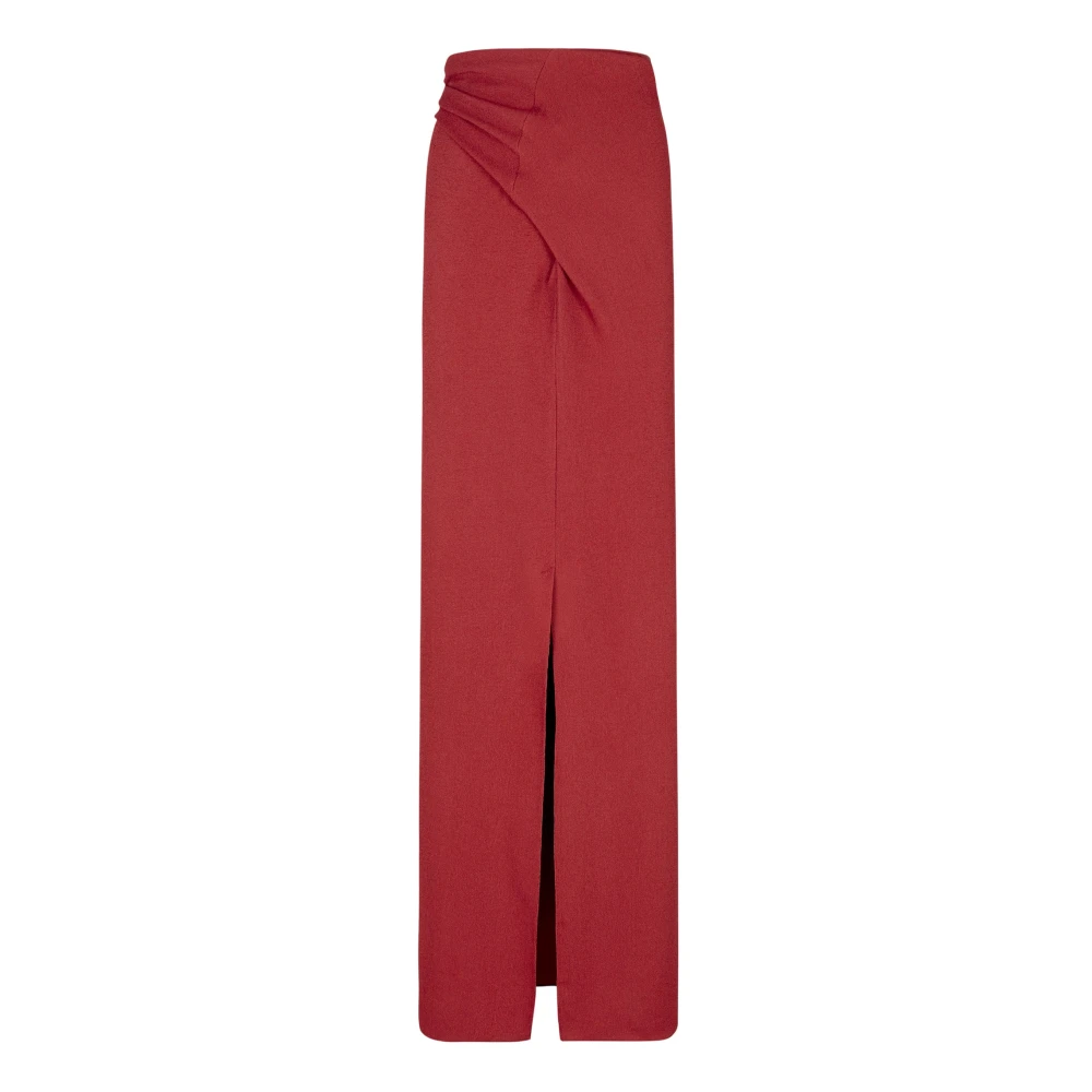 Cortana Wrap midi kjol karmosinröd Red, Dam