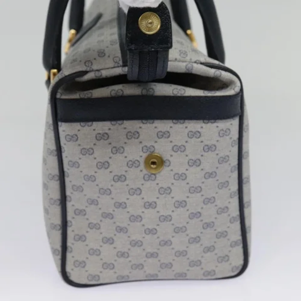 Gucci Vintage Pre-owned Leather handbags Blue Dames