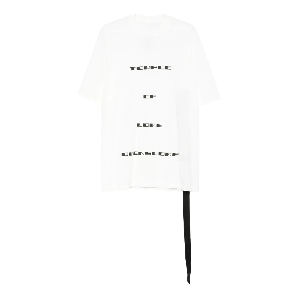 Rick Owens White T-Shirts, Female, S, Jumbo T-Shirt