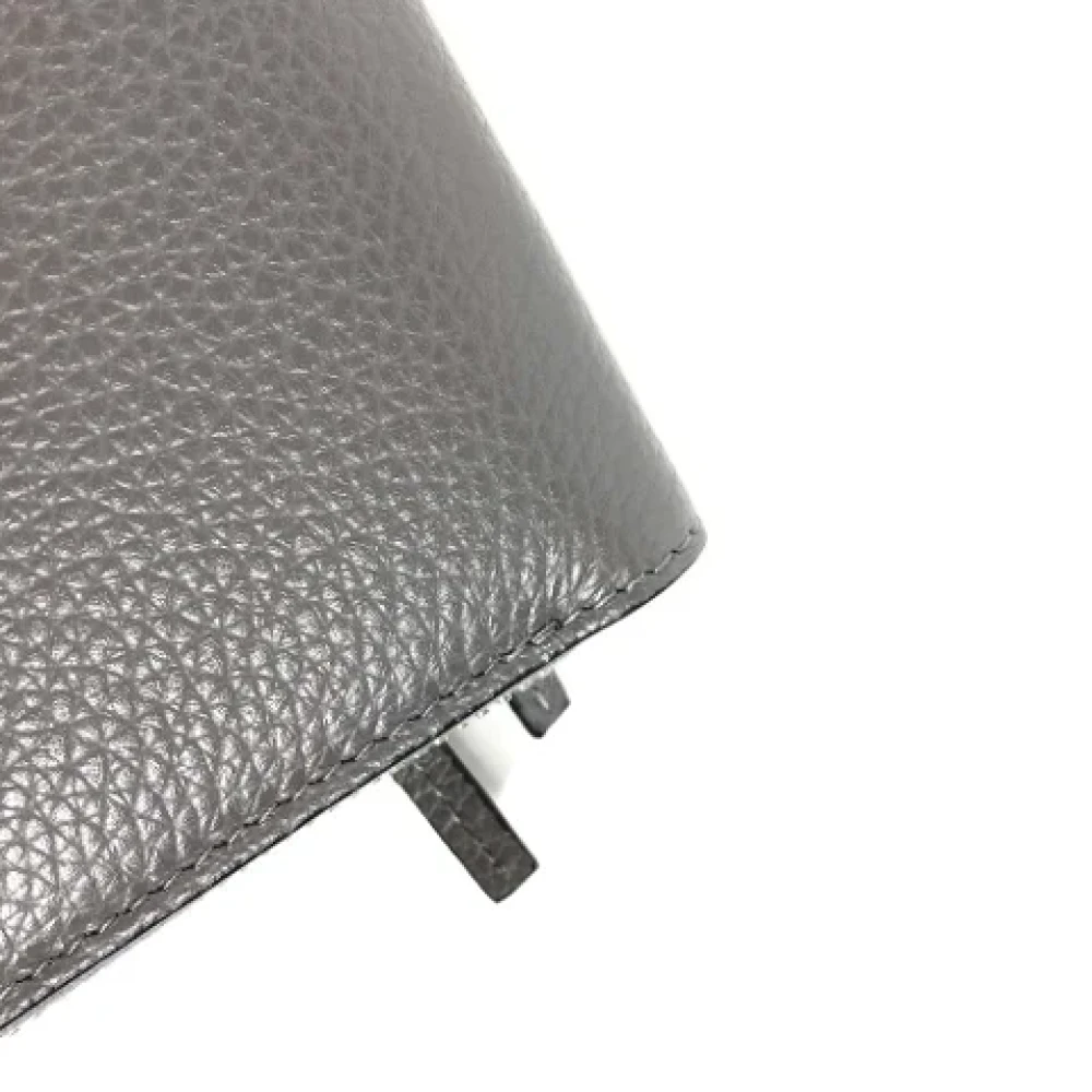 Balenciaga Vintage Pre-owned Leather wallets Gray Dames