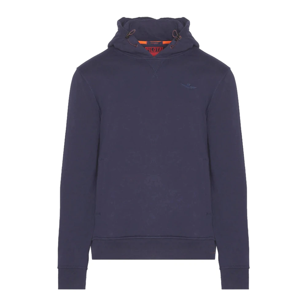 Aeronautica Militare Uomo Blu - Felpa Con Cappuccio - Sweatshirts & Hoodies - S