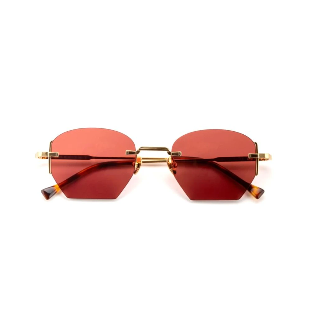 Kyme Yellow Sunglasses, Unisex, 51 Mm, Ezra Sunglasses