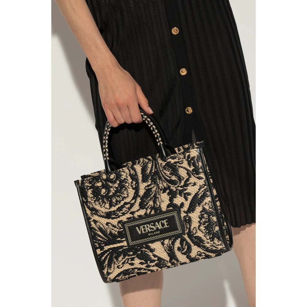 Versace Shopper tas Black Dames