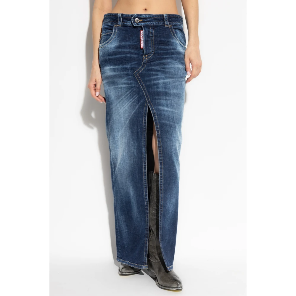 Dsquared2 Denim rok Blue Dames