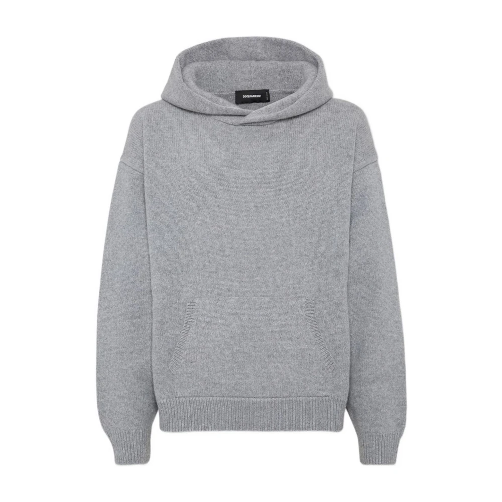 Dsquared2 Men's Gray Hoodies, M, Grey Jumpers For