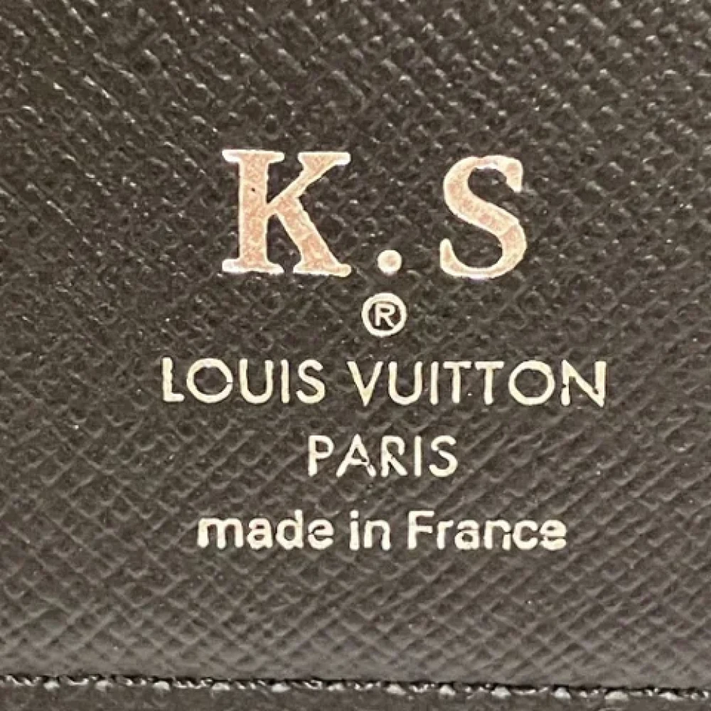 Louis Vuitton Vintage Pre-owned Leather wallets Black Heren