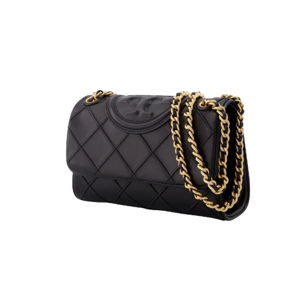 TORY BURCH Leather shoulder-bags Black Dames