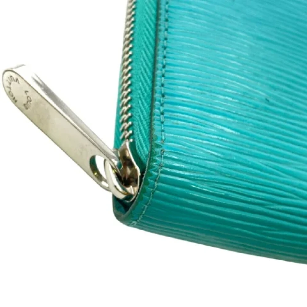 Louis Vuitton Vintage Pre-owned Leather wallets Blue Dames