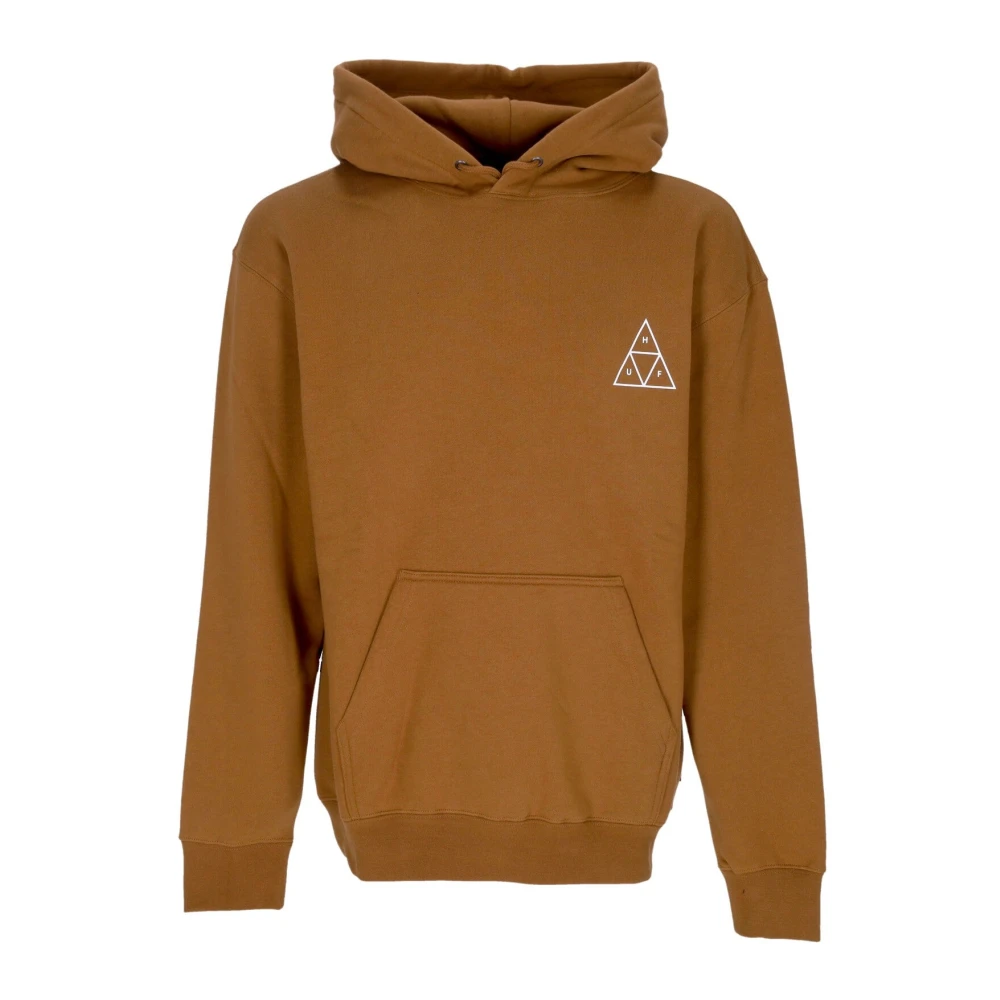 HUF Triangle Po Hoodie Set Lange Mouw Brown Heren