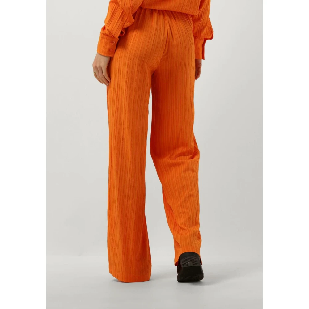 Alix The Label Wijde Pijpenbroek Orange Dames