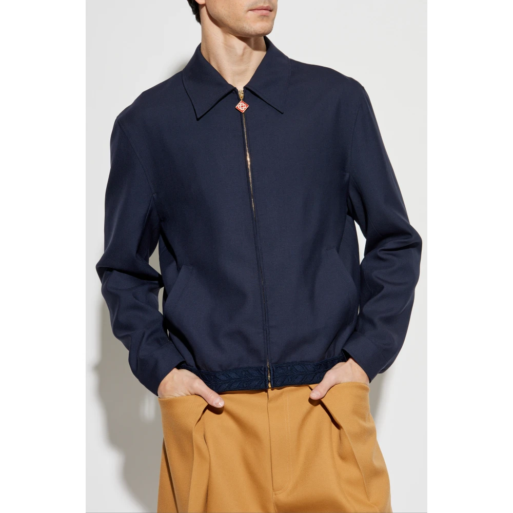Casablanca Wollen jas Blue Heren
