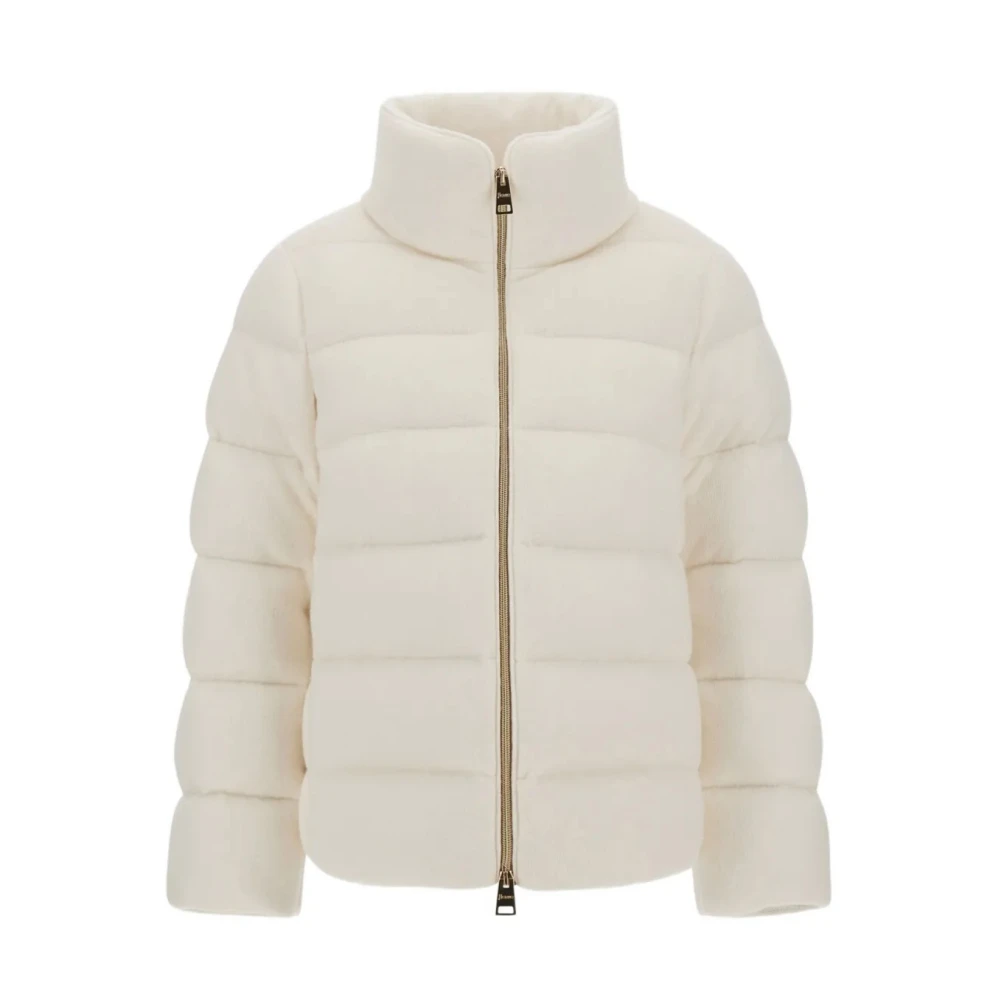 Herno Women's White Winter Jackets, L, Piumino