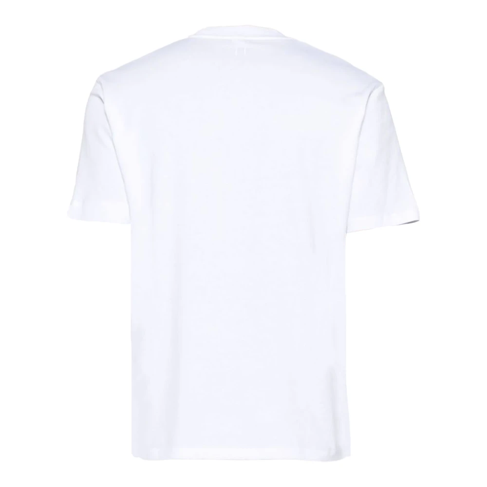 Neil Barrett Witte Double-Bolt T-shirt White Heren