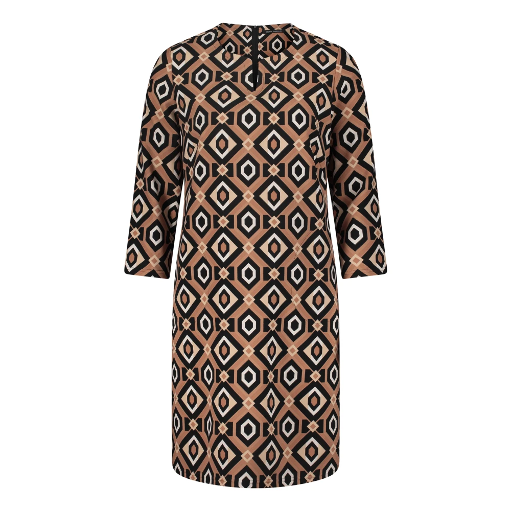 Betty Barclay Elegante bedrukte schede jurk Brown Dames