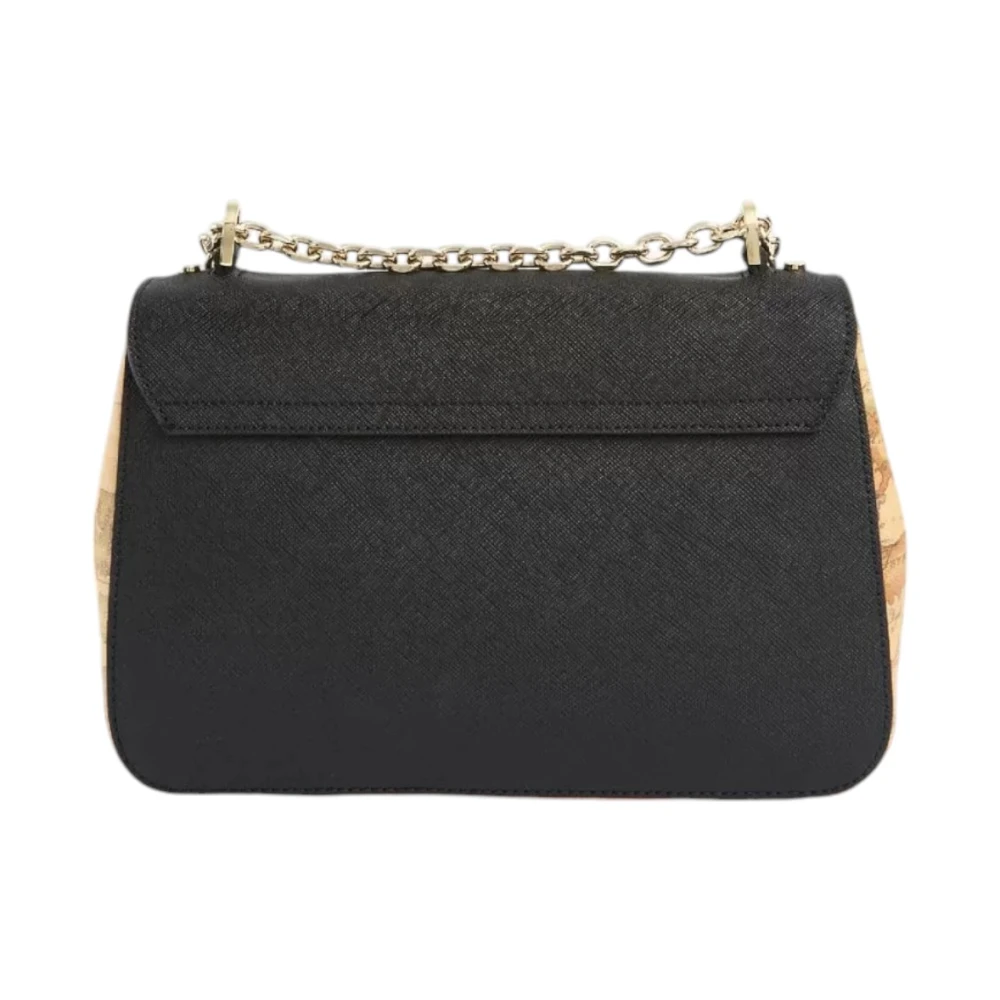 Alviero Martini 1a Classe Klassieke Zwarte Schoudertas met Ketting Black Dames