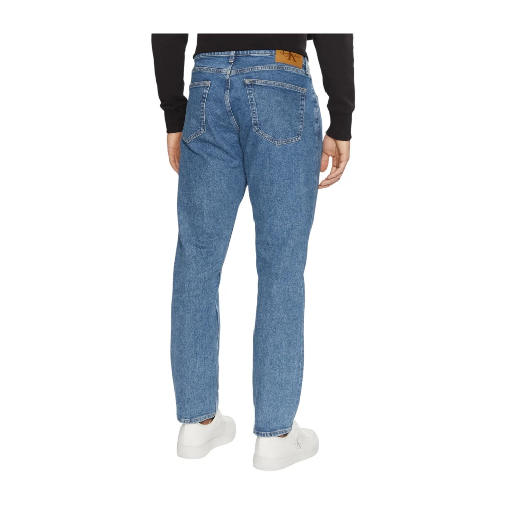 Calvin Klein Slim Straight Jeans Blue Heren