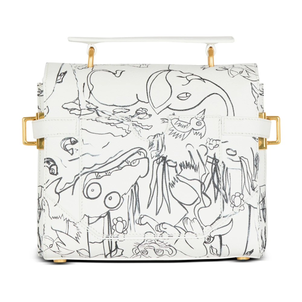 Balmain Disney x : The Lion King Sac B-Buzz 23 gedrukt Kind Vroegrijp White Dames
