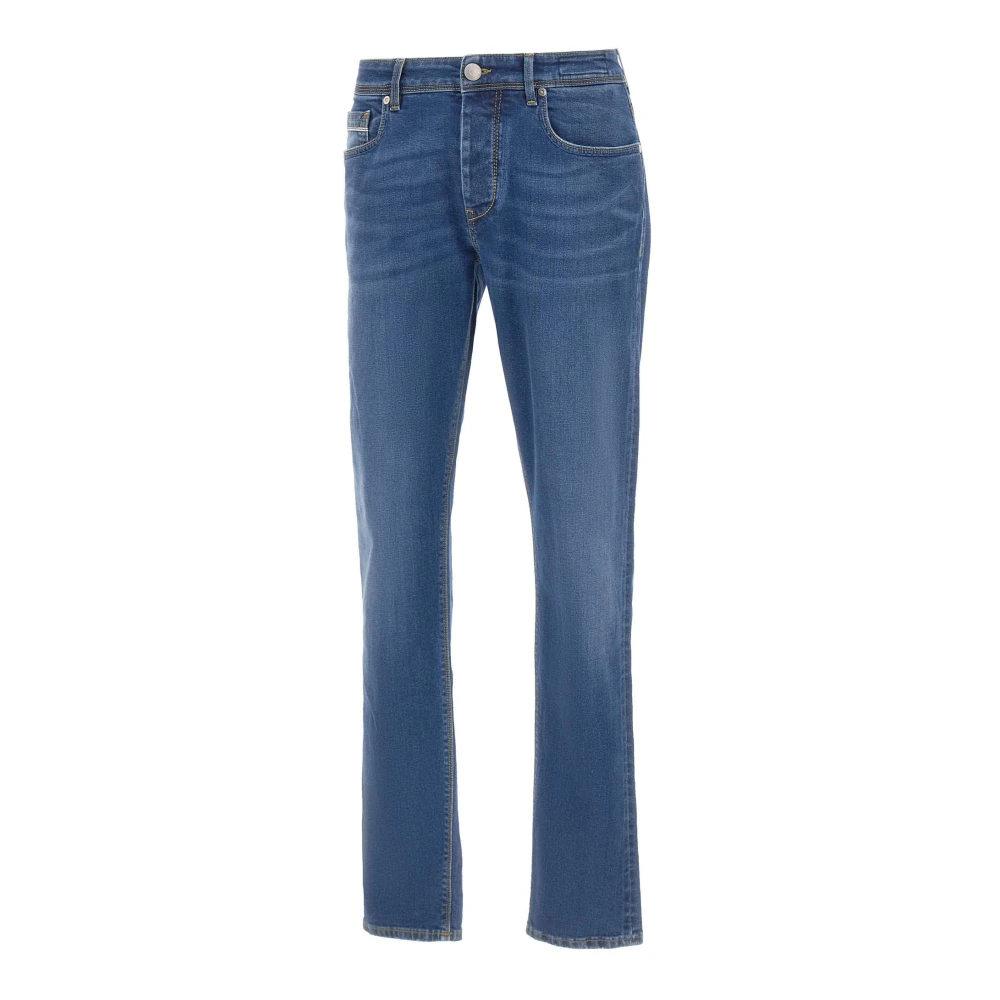 Re-Hash Men's Blue Rubens-B Jeans - Slim Fit Jeans - W34 - Jeans