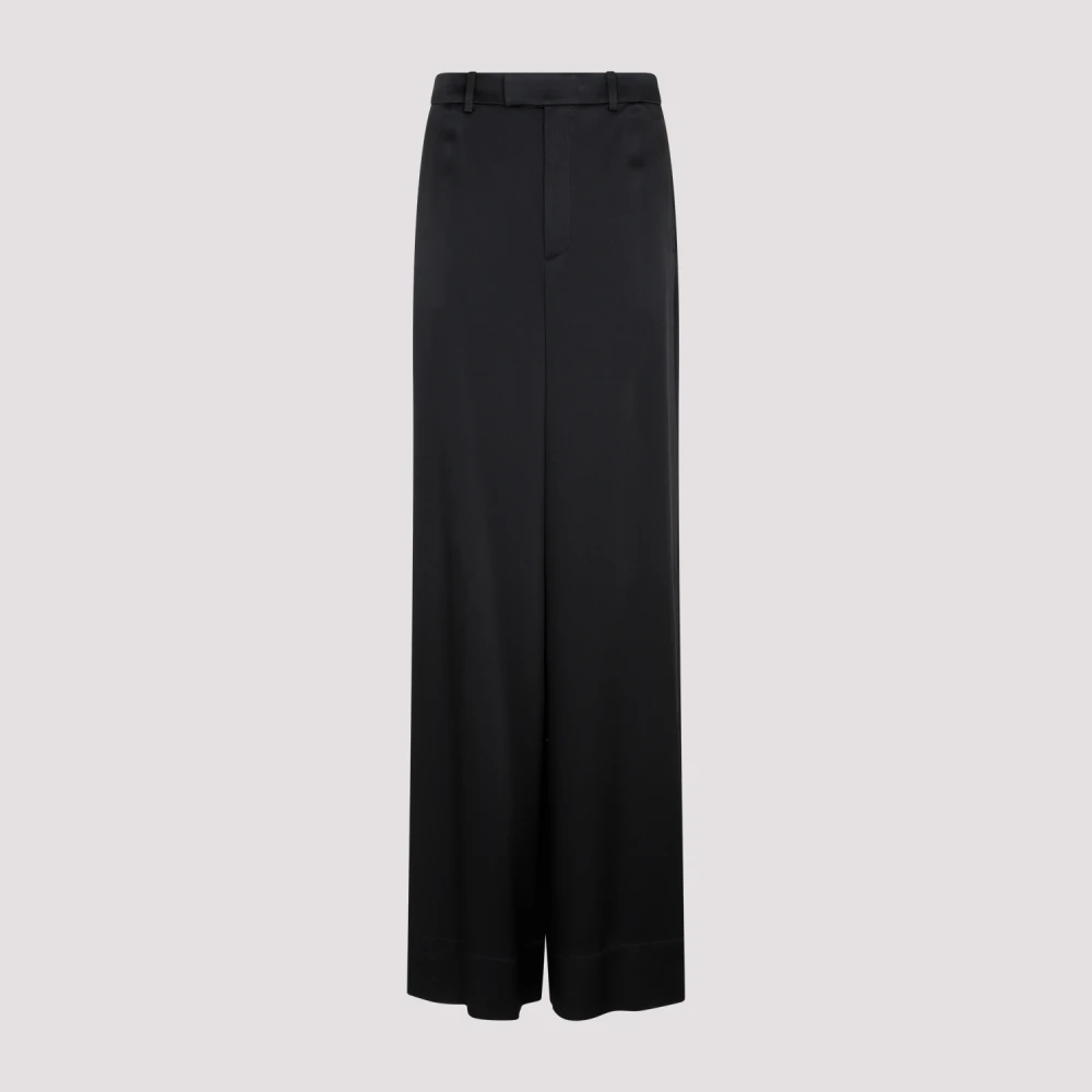 Saint Laurent Loose Fit Noir Broek Black Dames