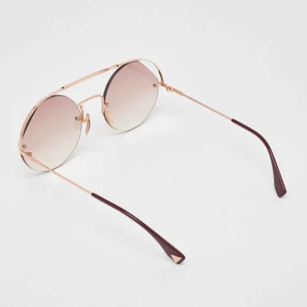 Fendi Vintage Pre-owned Acetate sunglasses Pink Dames