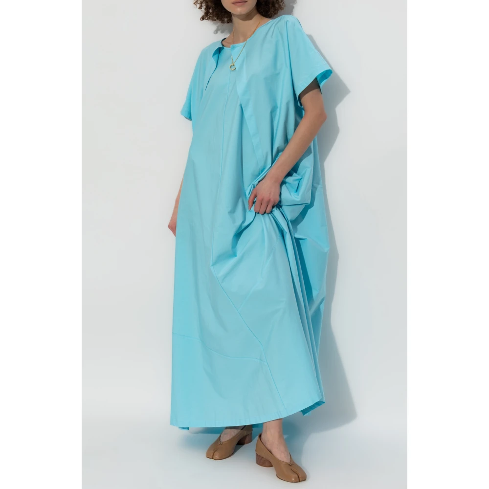 MM6 Maison Margiela Losjes vallende jurk met zakken Blue Dames