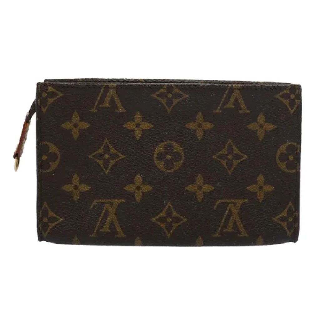 Louis Vuitton Vintage Pre-owned Canvas clutches Brown Dames