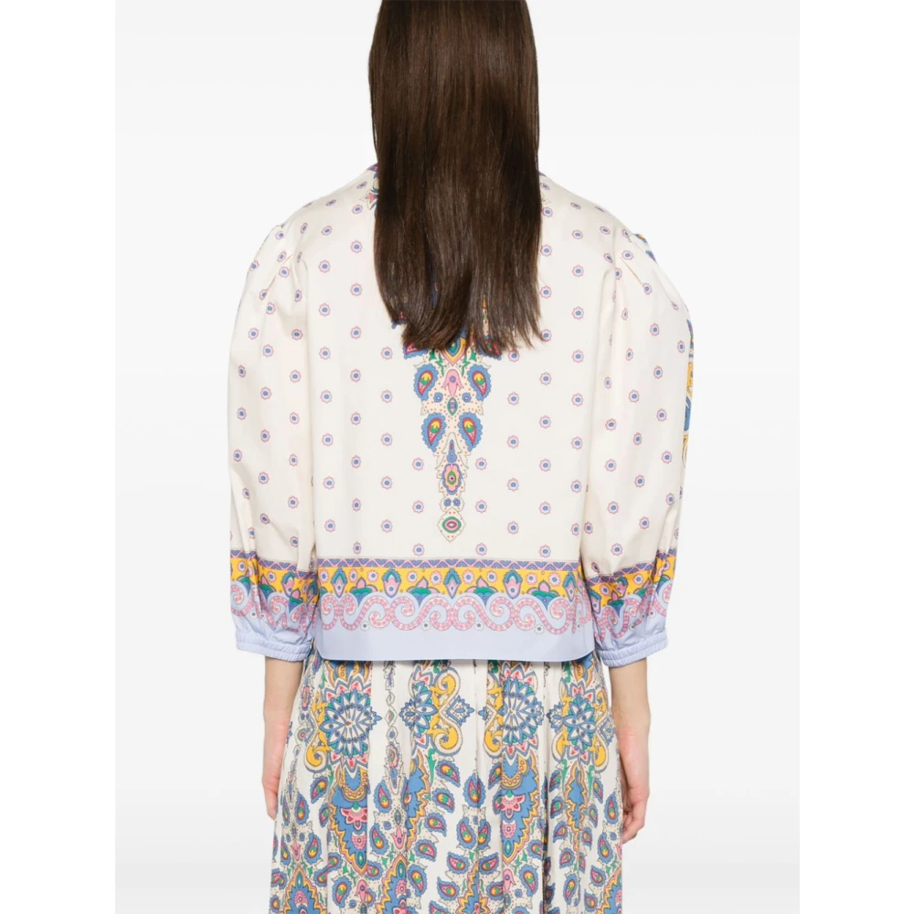 ETRO Shirt met medaillon- en Paisley-print Multicolor Dames