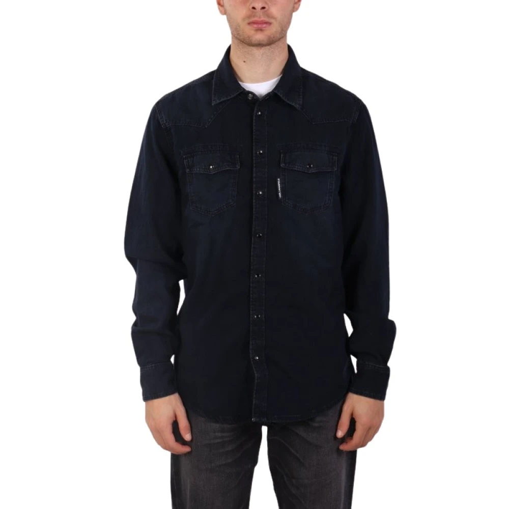Karl Lagerfeld Uomo Blu - Shirts > Camicie Casual