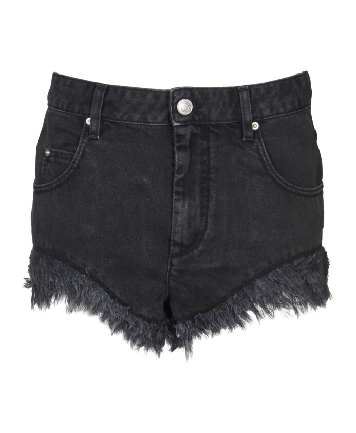 high-waisted-denim-shorts-with-frayed-hem