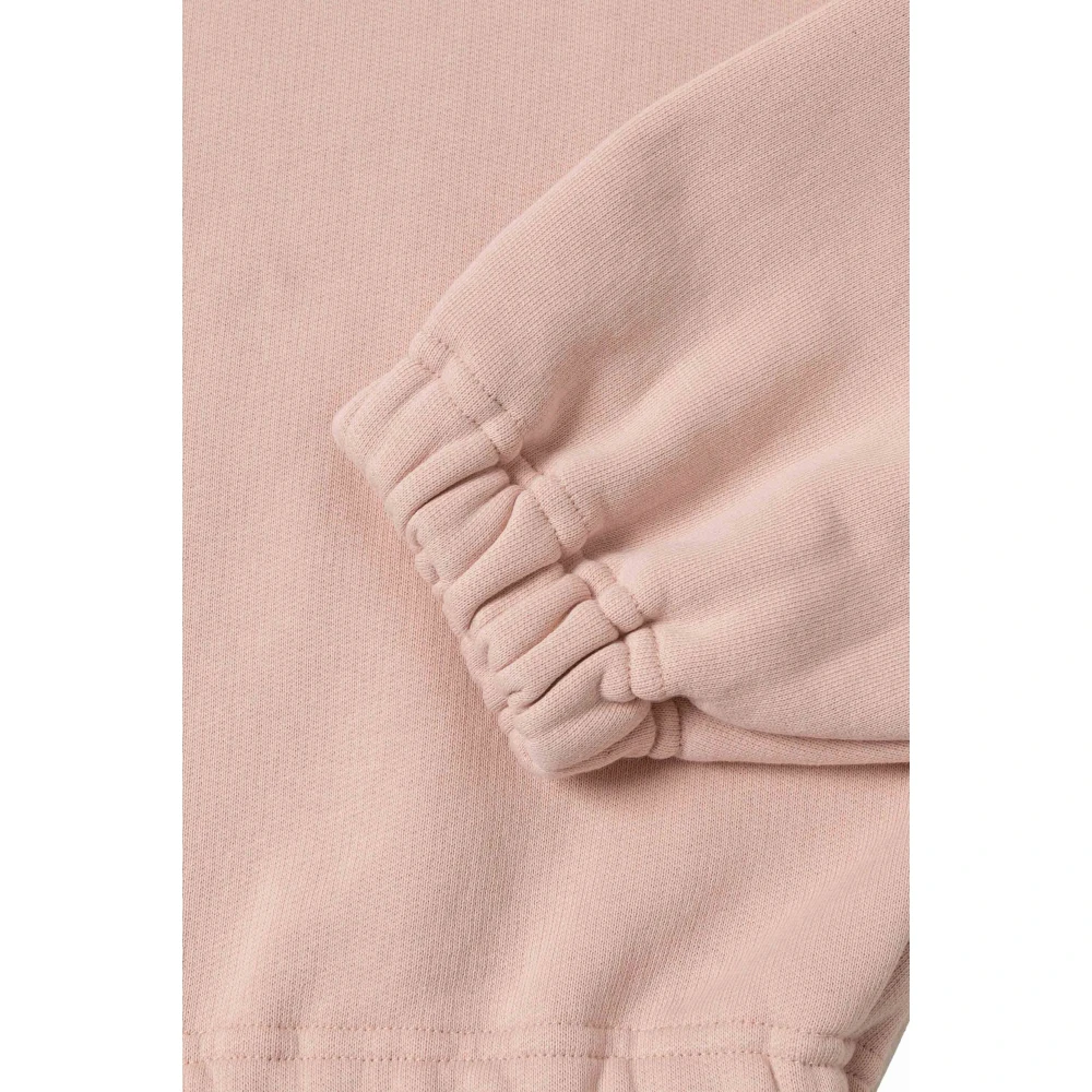 Autry Cropped katoenen sweater Pink Dames