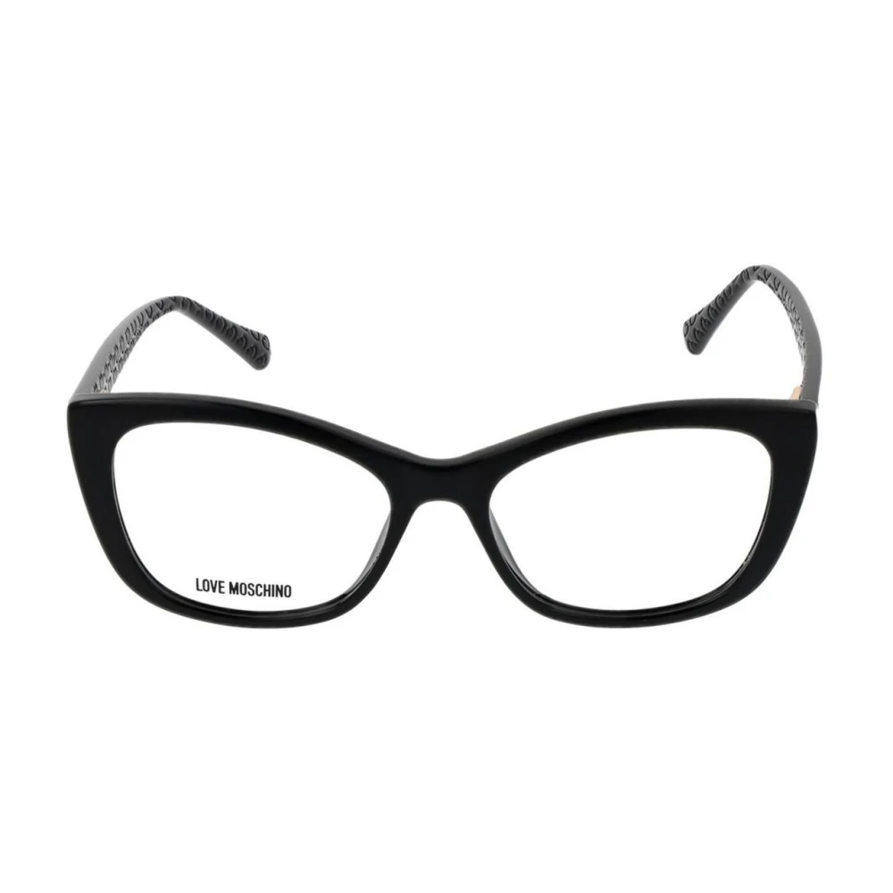 Love Moschino Zwarte Vlinder Optische Frames Black Dames