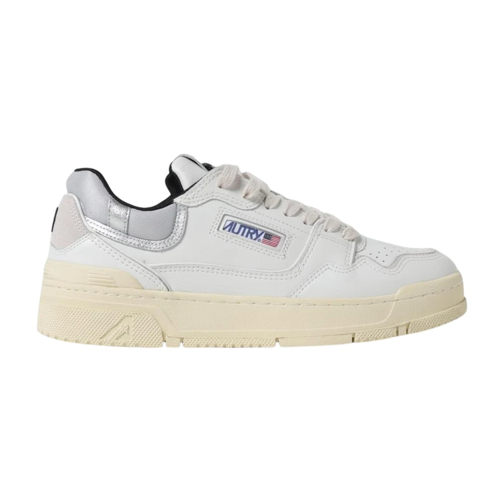 Autry Women's White Medalist Low Trainers