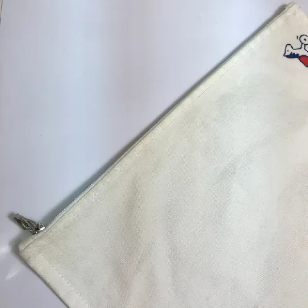 Hermès Vintage Pre-owned Cotton pouches White Dames
