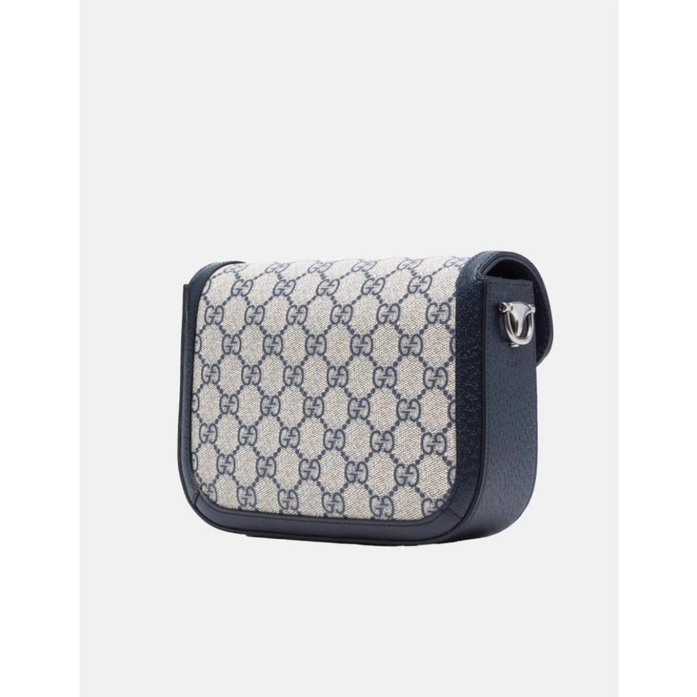 Gucci Horsebit 1955 Supreme Tas Blue Dames