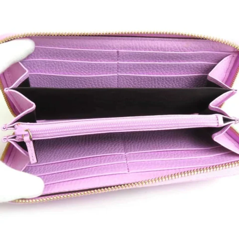 Gucci Vintage Pre-owned Leather wallets Pink Dames