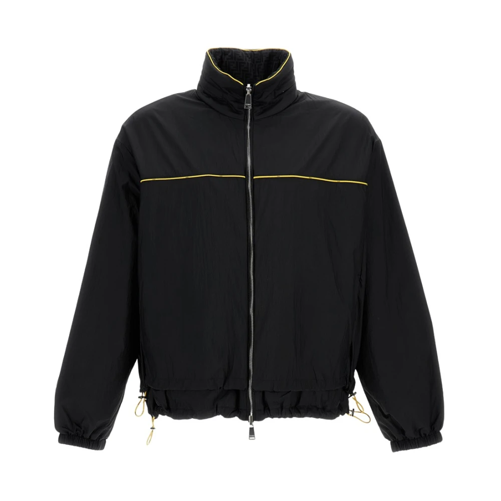 Fendi Men's Black Reversible Windbreaker - Light Jackets - M - Jackets