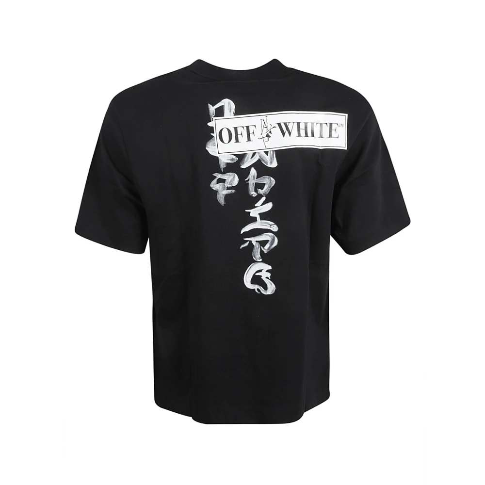 Off White Skate Sticker T-shirts en Polos Black Heren