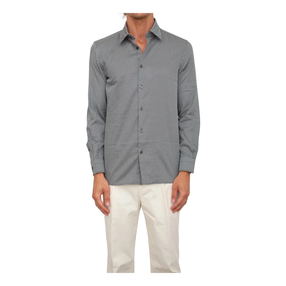 Emporio Armani Men's Blue Casual Shirts, Xl, Casual Shirt For