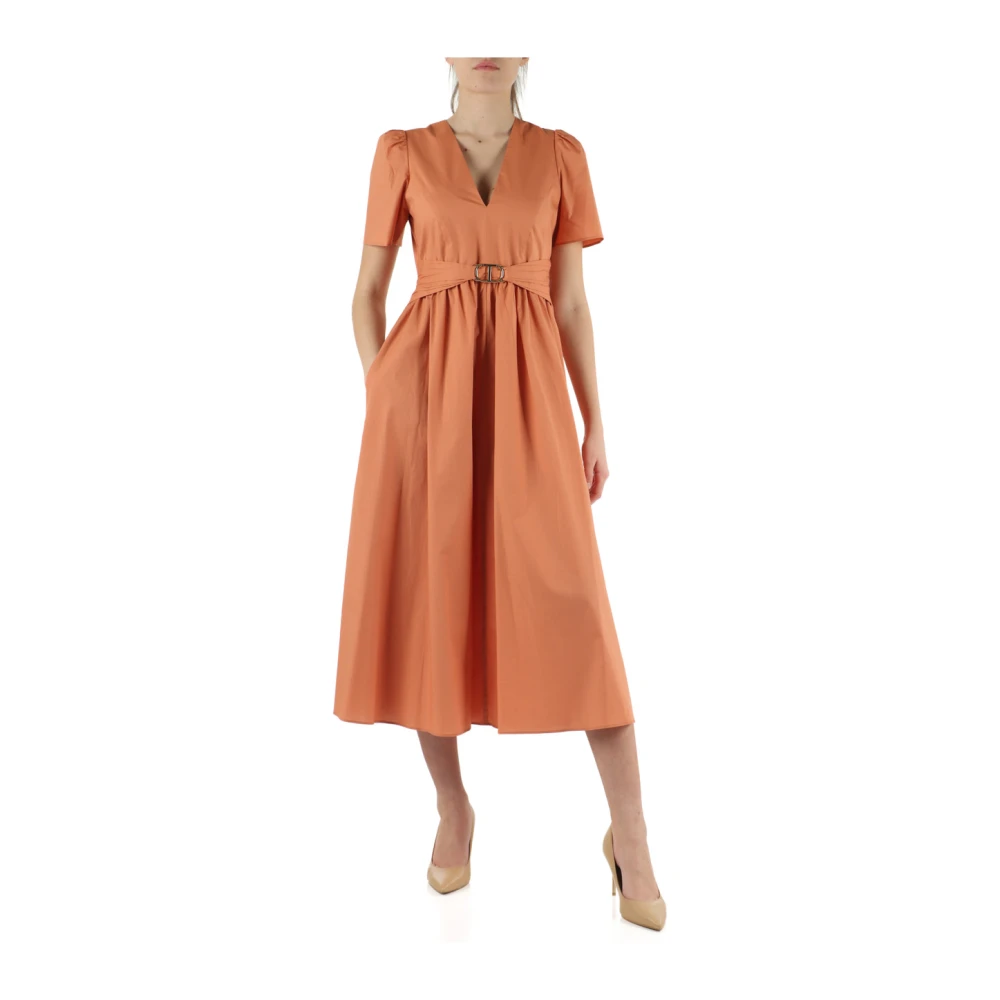 Twinset Dresses Brown Dames