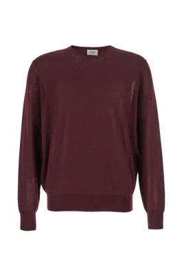 Pull Col Rond Laine Fine MIL 6040