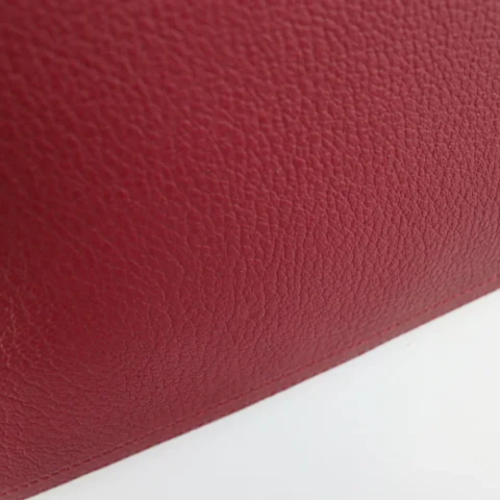 Givenchy Pre-owned Leather clutches Red Dames