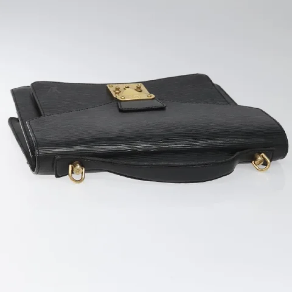 Louis Vuitton Vintage Pre-owned Leather handbags Black Dames