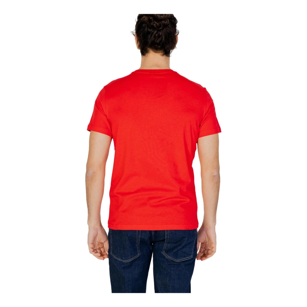 Emporio Armani T-Shirts Red Heren