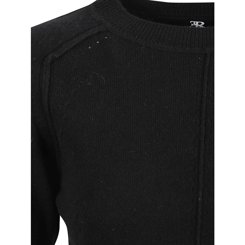 Ermanno Scervino Zwarte T-shirts en Polos met korte mouwen Black Dames