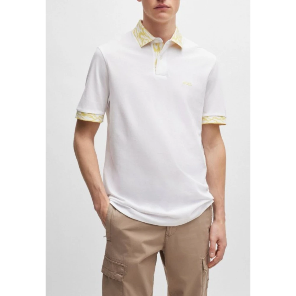 Hugo Boss Ocean Detail Polo White Heren