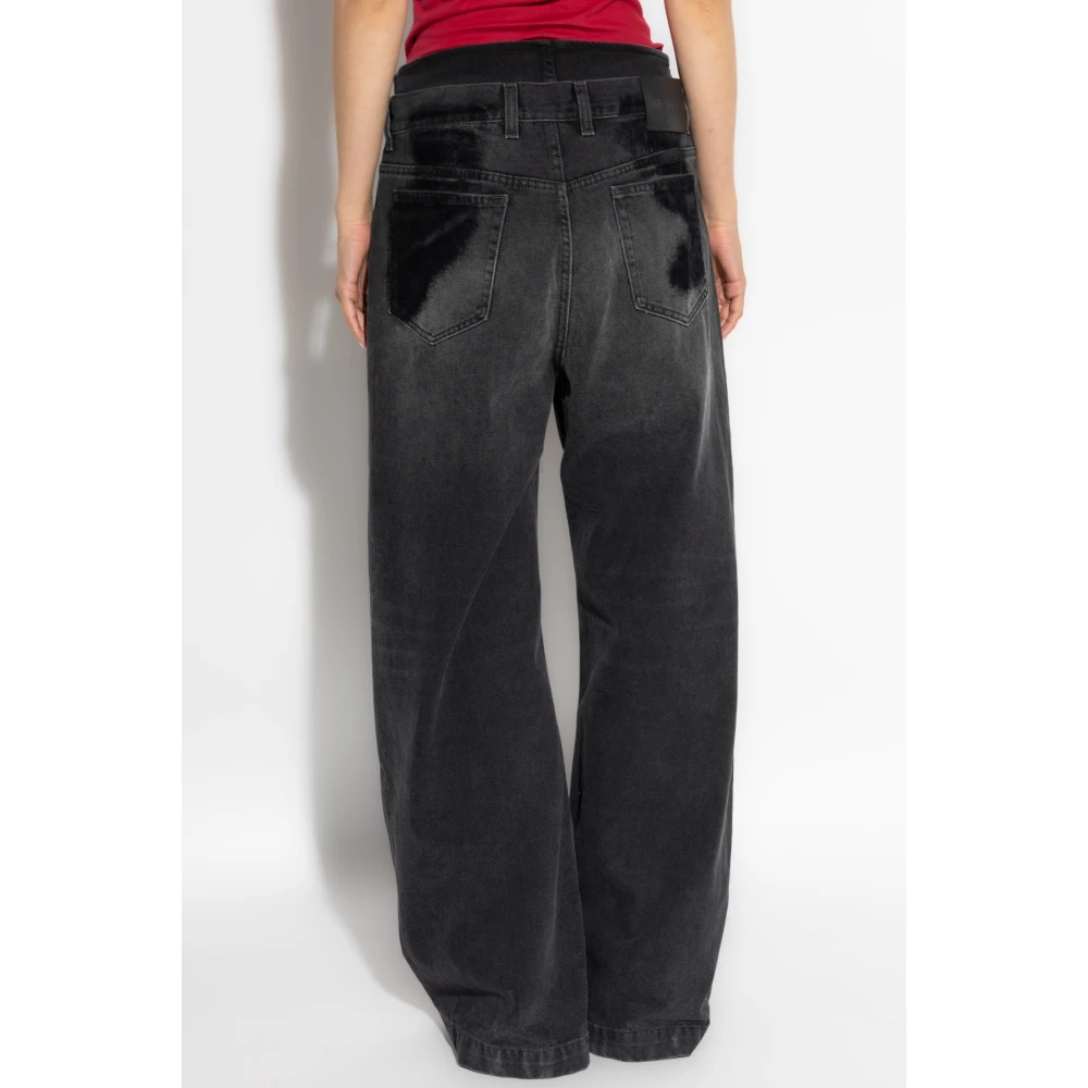 The Attico Wilde been jeans Gray Dames