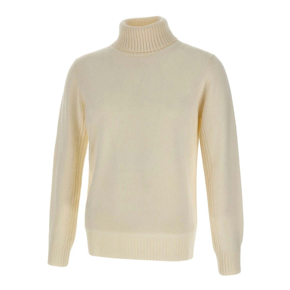 Kangra Men's White Turtlenecks, L, Jumpers