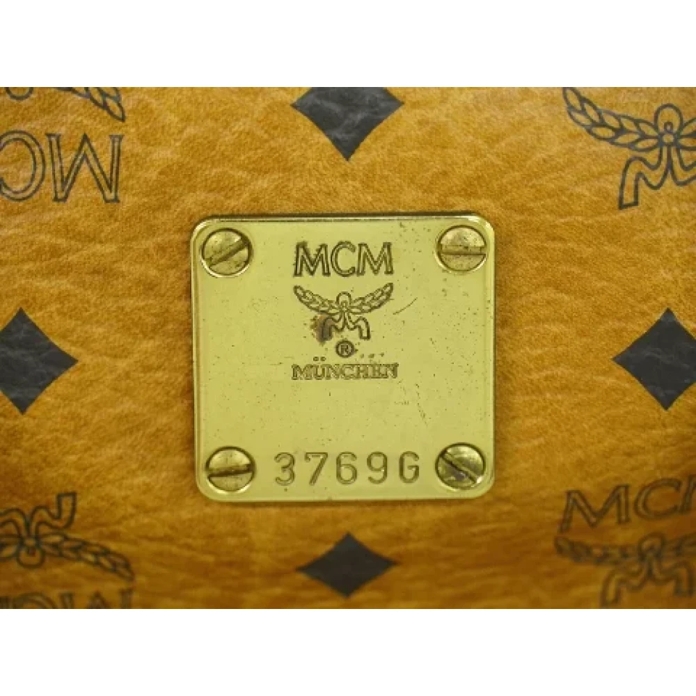 MCM Pre-owned Canvas handbags Brown Dames