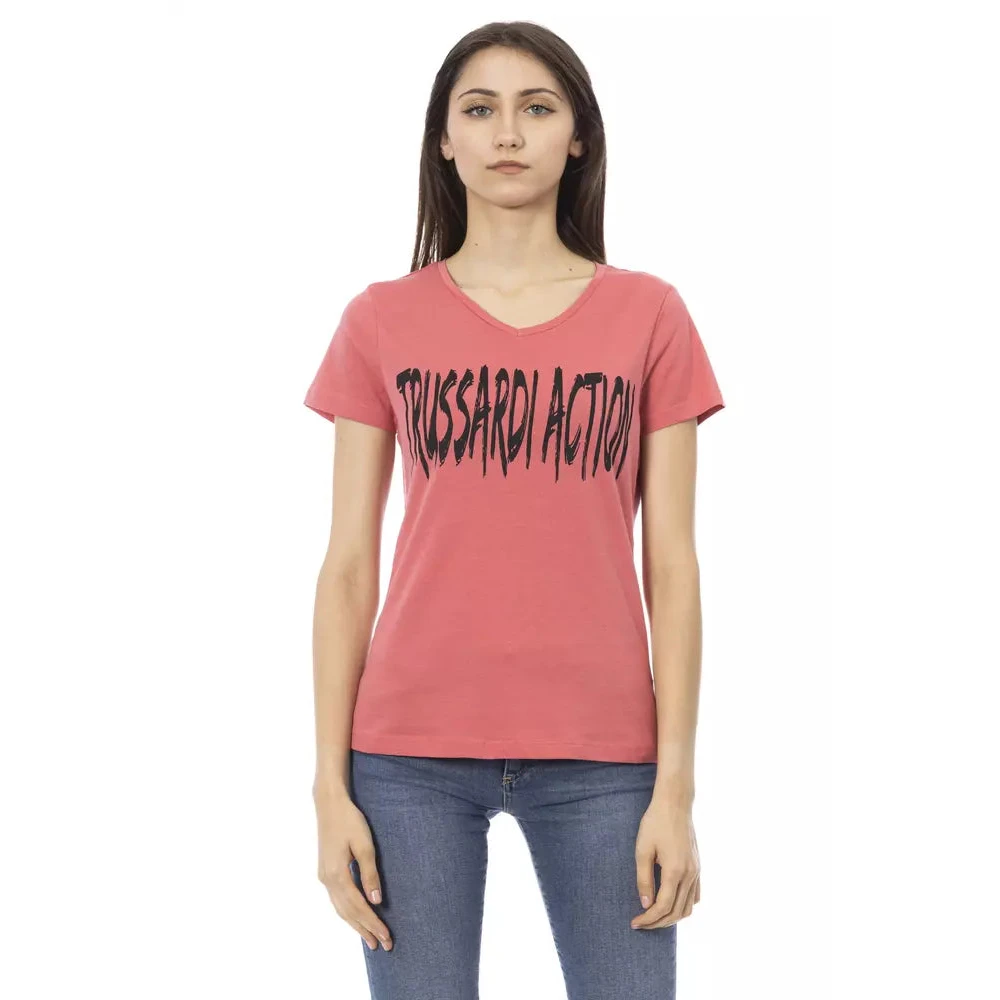 Trussardi Donna Rosa Top, L, New,